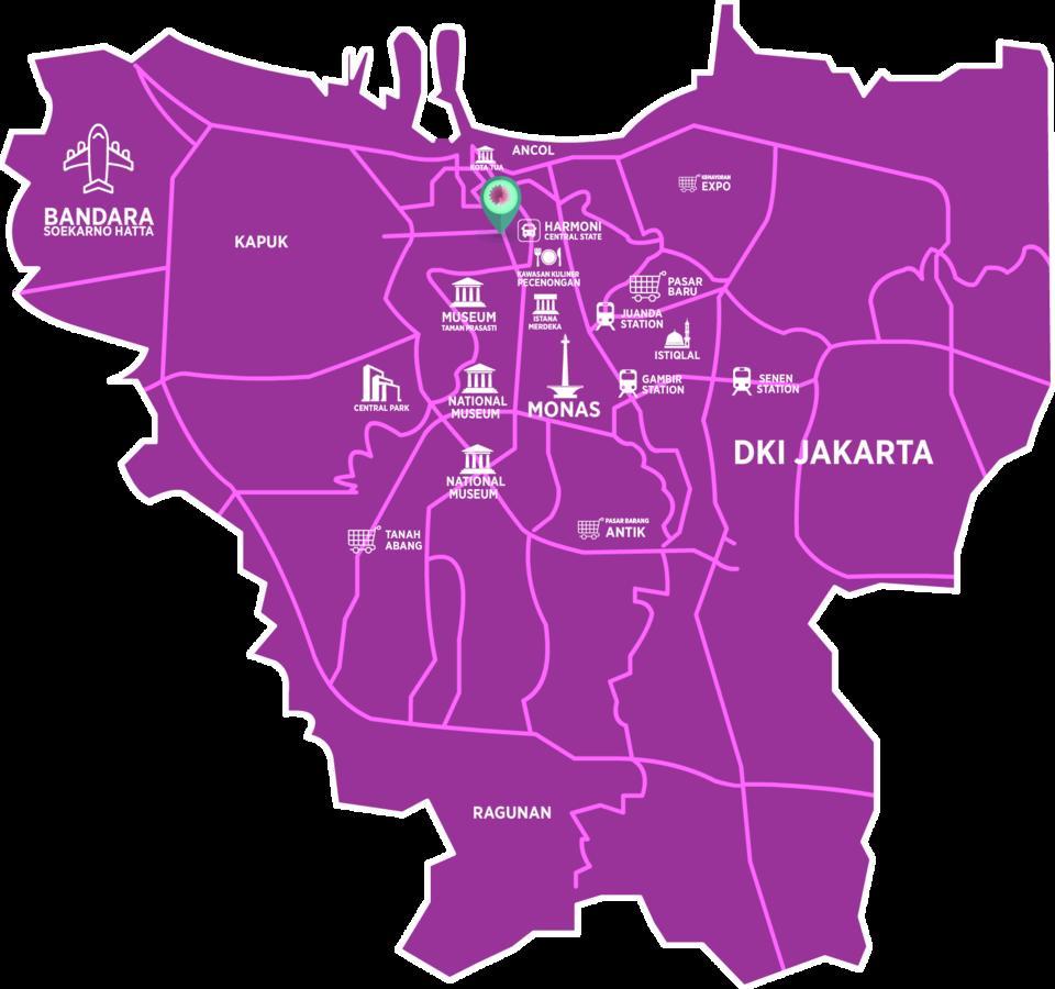 Shakti Hotel Jakarta Eksteriør billede